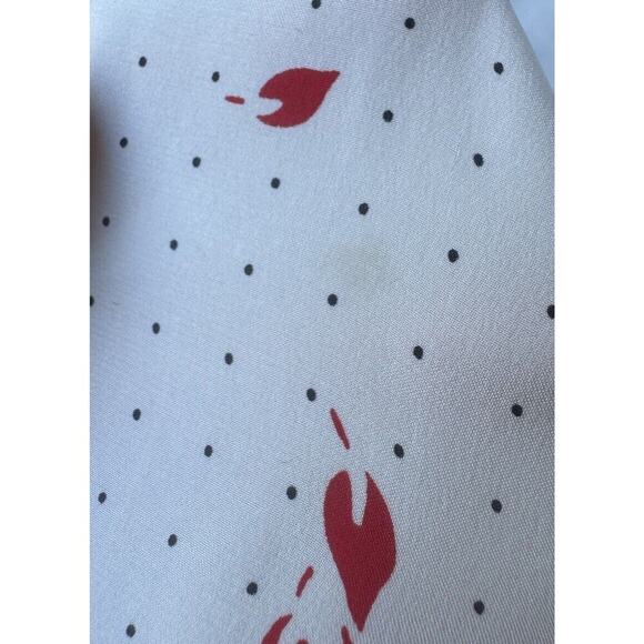 Equipment Size Small Silk Button Down Blouse Alloura Multi 100% Silk Romantic - Picture 8 of 9